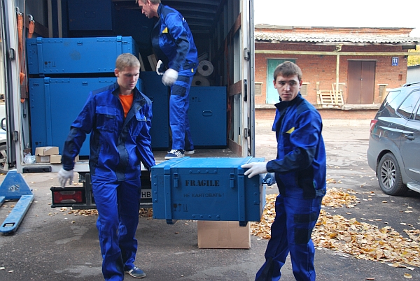 Погрузка и разгрузка ценных экспонатов